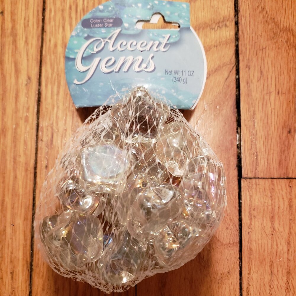 Glass Gems Dome Vase Filler Decorative Beads Marble Pebbles Stones Craft Decor
